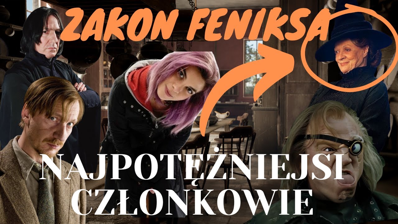 MISTRZOWIE MAGII ! 8 Najsilniejszych Członków ZAKONU FENIKSA ! #harrypotter