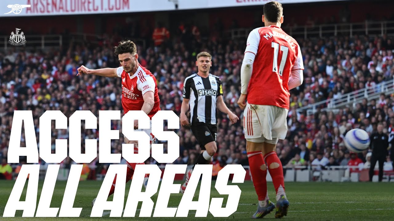 WINNING IN N5 ❤️ | ACCESS ALL AREAS | Arsenal vs Newcastle (1-0) | Rice | EPL