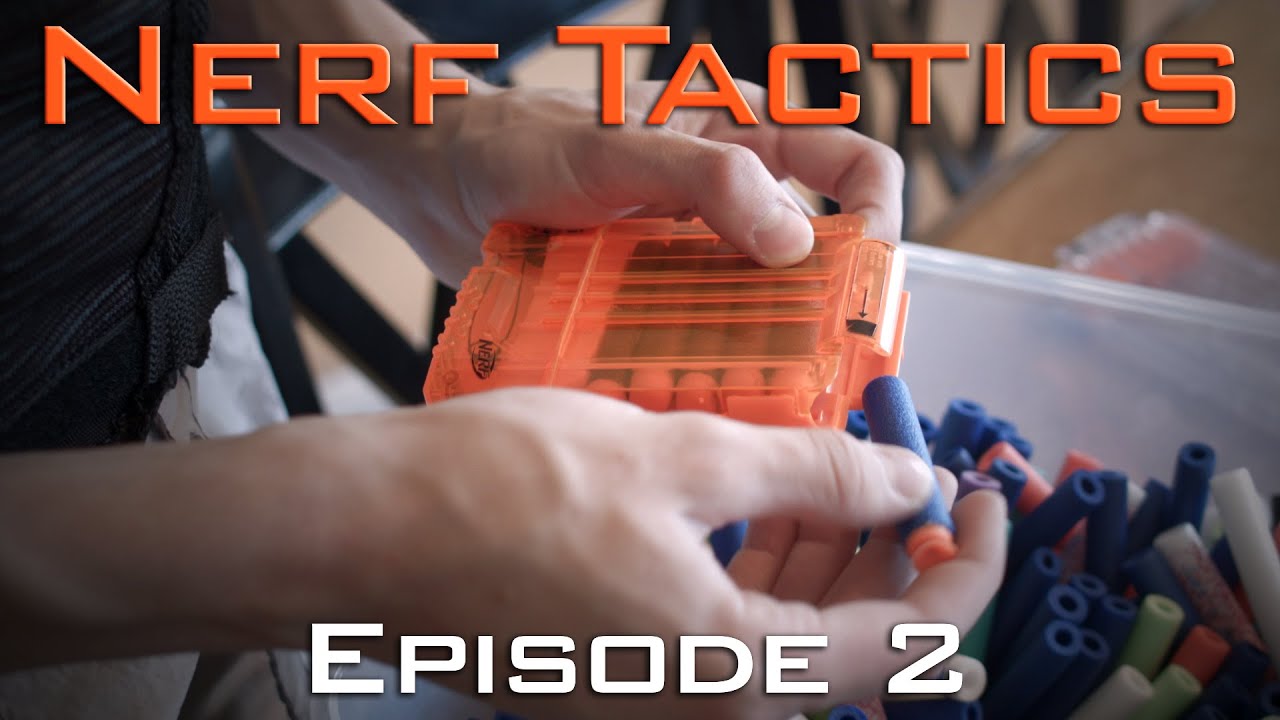 Тактика Nerf, эпизод 2 — Эффективные варианты экипировки и обращение с дротиками.