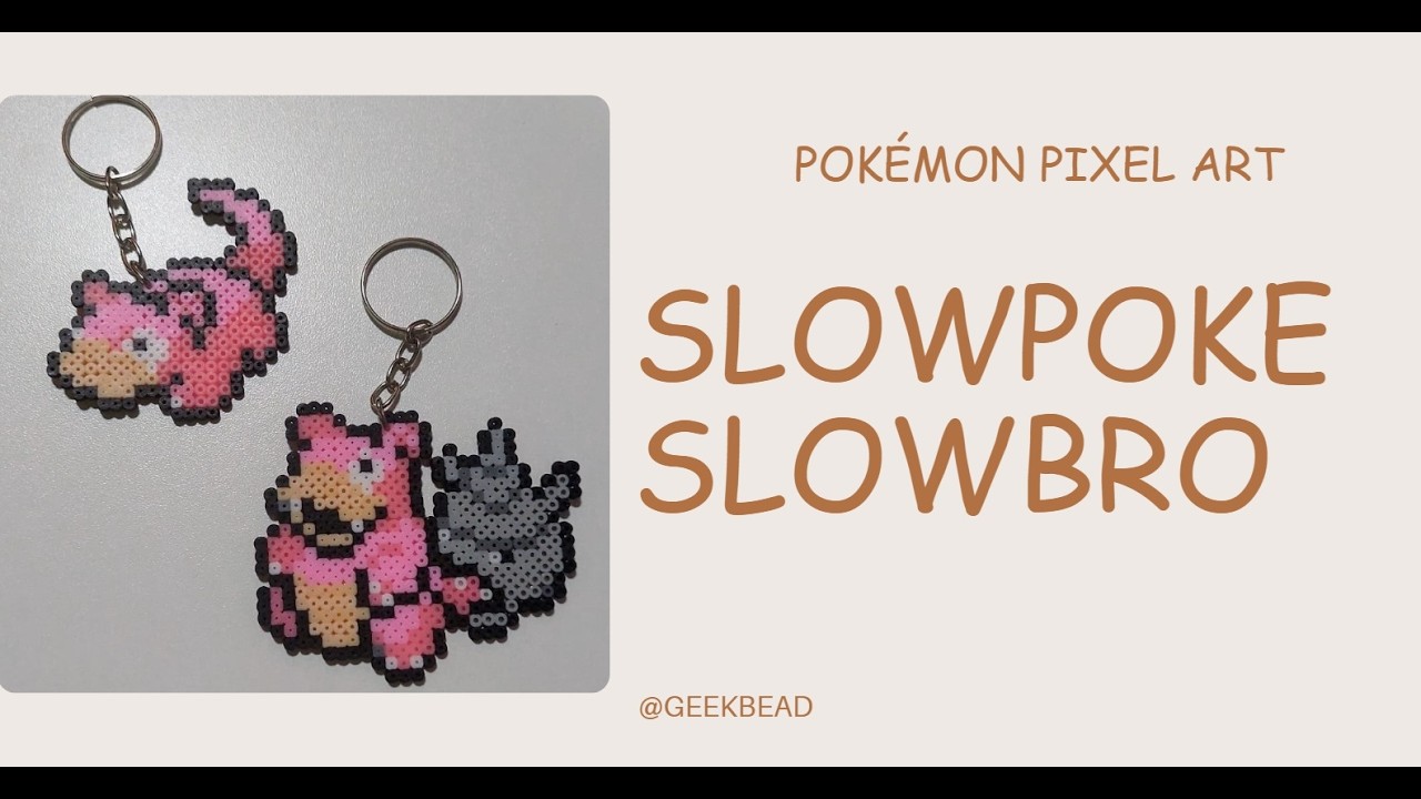 Criando chaveiros de Pokémon: Slowpoke e Slowbro!