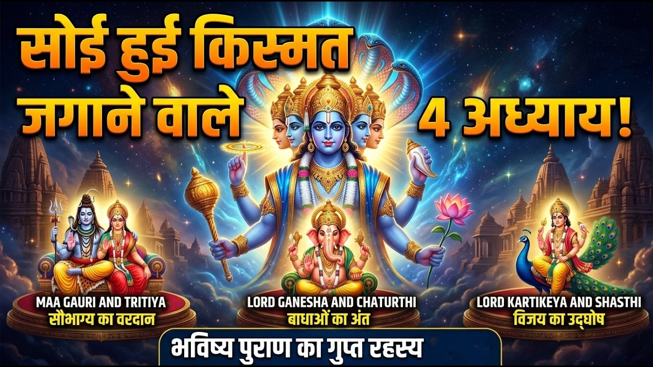 भविष्य पुराण: सौभाग्य, बुद्धि और बाधा मुक्ति का गुप्त रहस्य | अध्याय 8 से 11   #bhavisyapuran