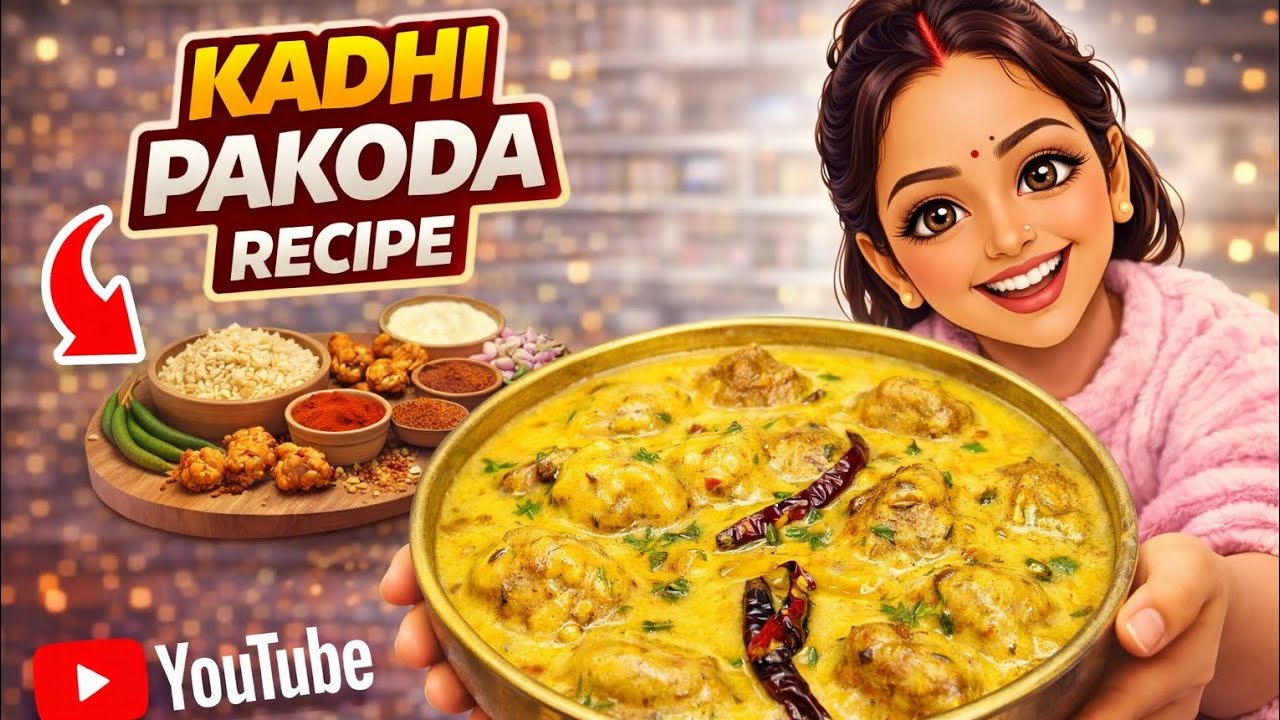 Kadhi Pakoda Recipe
