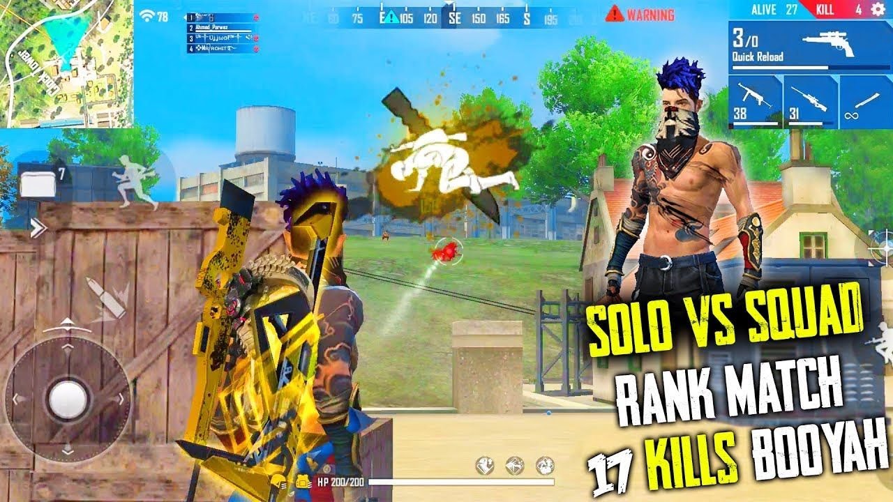 Solo vs squad Op Gameplay In Ranked Game #freefire #remastergaming #booyah #opgameplay #garenaff