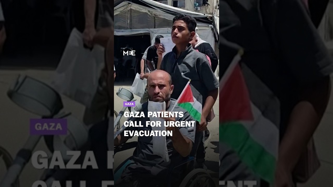 Gaza patients call for urgent evacuation amid health system collapse