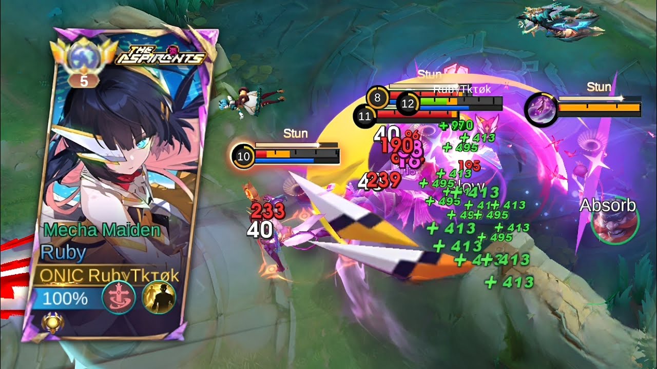Item Ruby Buat Musuh Kena Mental! Build Ruby Full Cooldown & Full Spellvamp