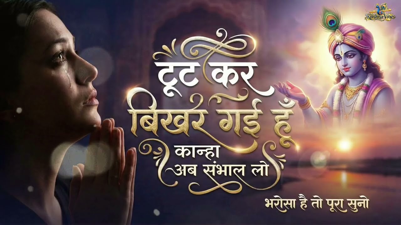 जो दर्द शब्दों में नहीं था… वो इस भजन में है 😭🙏 | टूट कर बिखर गई हूँ कान्हा | Krishna Bhajan 2026