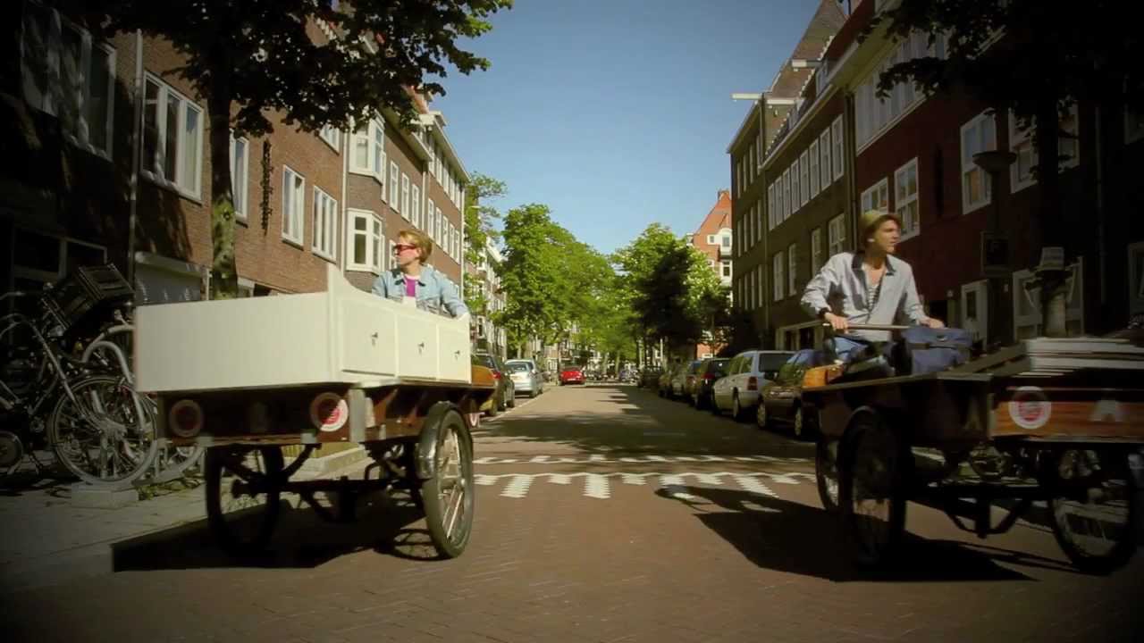 Bakfiets verhuizing Amsterdam