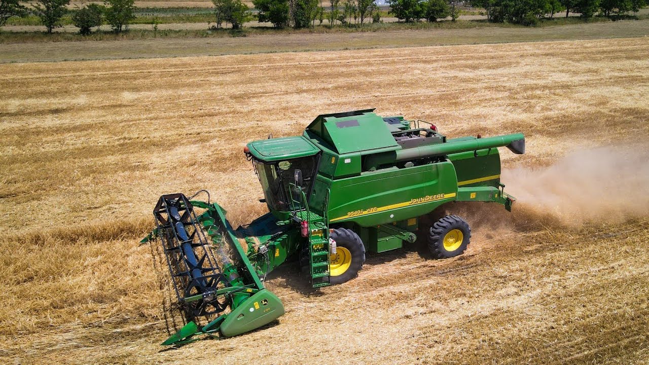 Árpa aratás 2025 [John Deere Wts 9540i]
