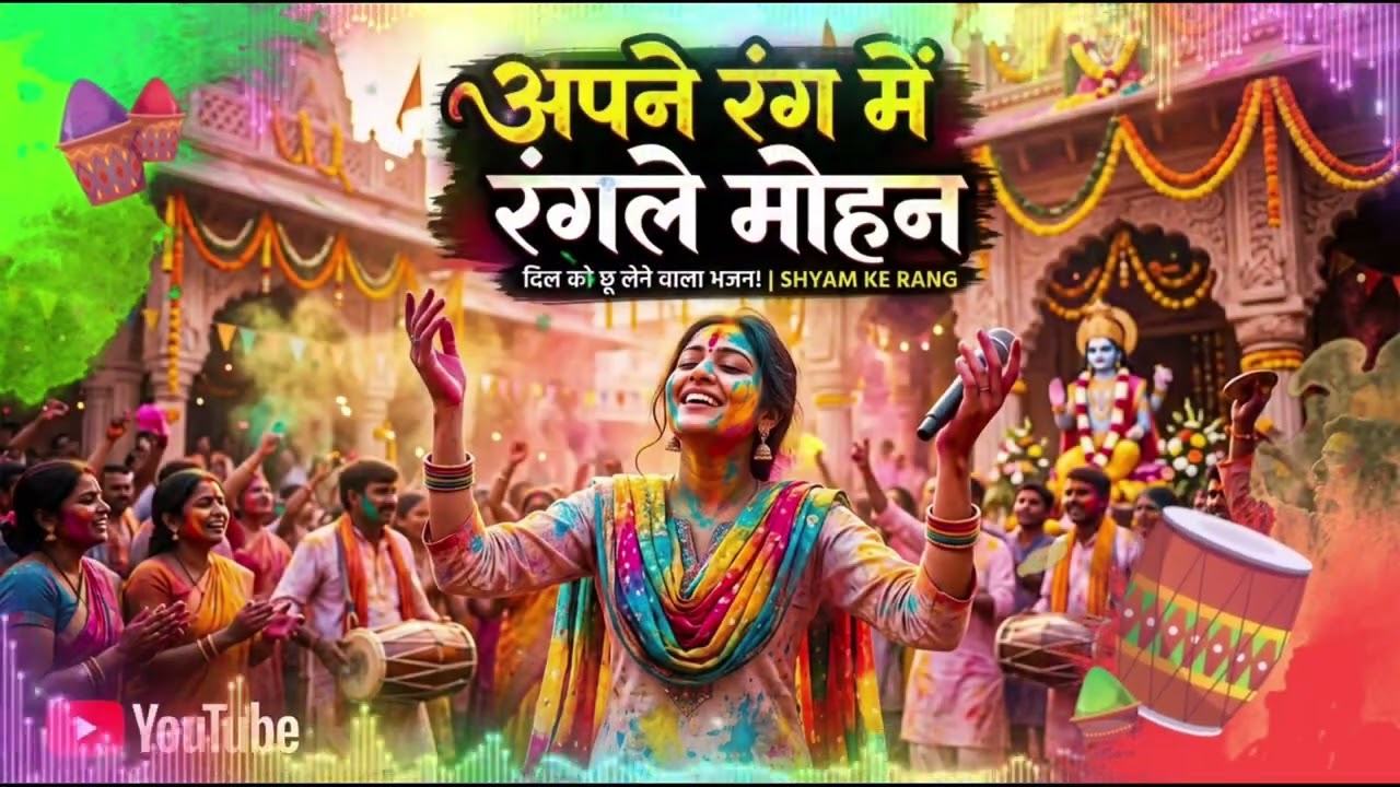 Holi Song | Apne rang me rangle Mohan | अपने रंग में रंगले मोहन | Radha Krishna Holi Songs Bhajans