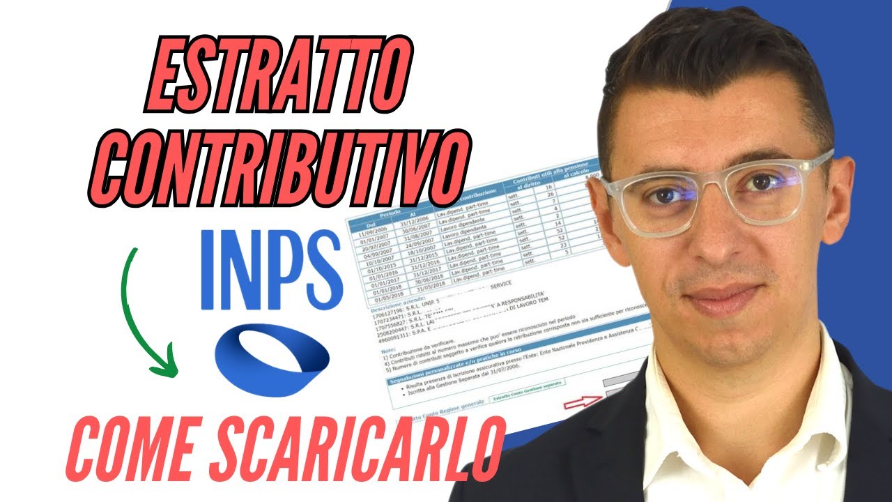 Come scaricare ESTRATTO CONTRIBUTIVO INPS