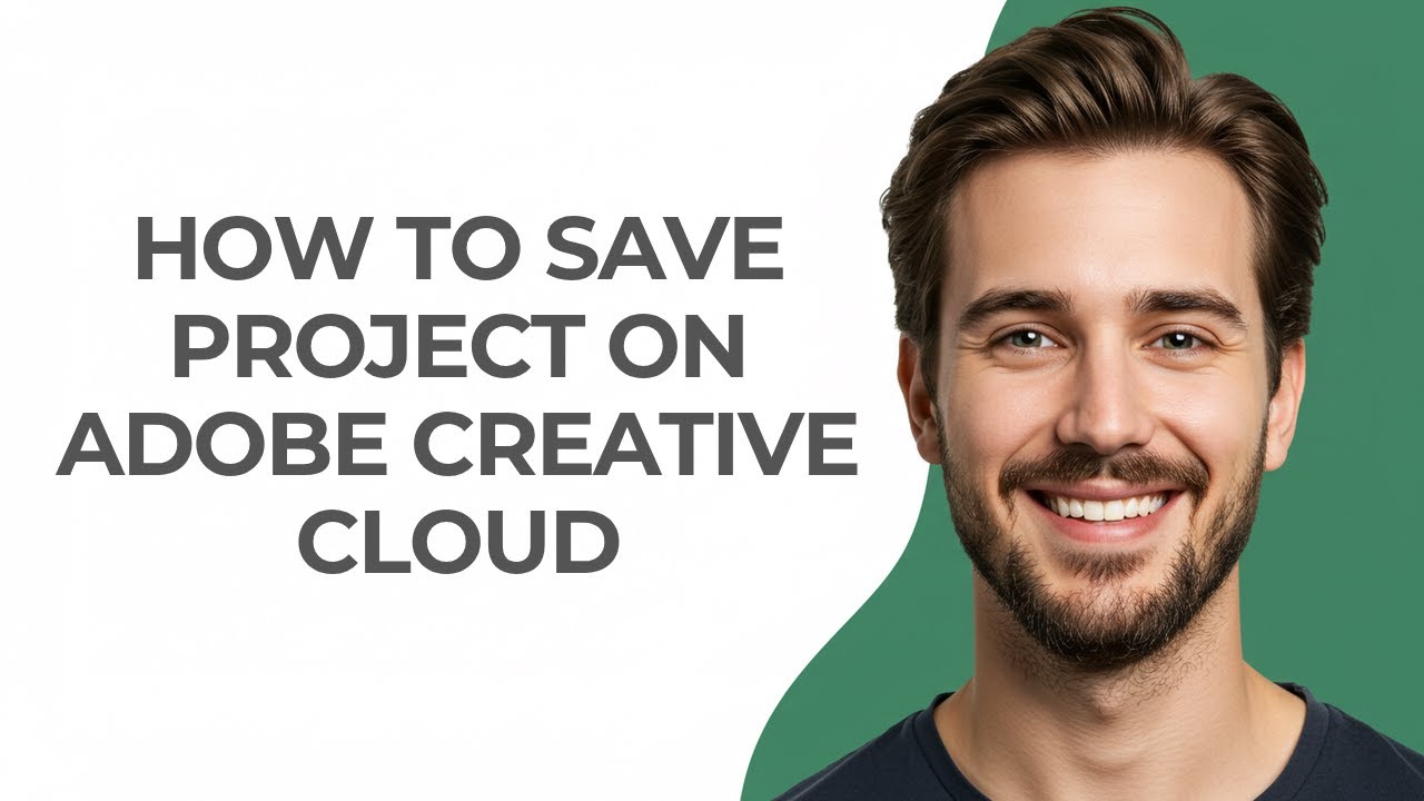 How to Save Project on Adobe Creative Cloud - GUIDE!