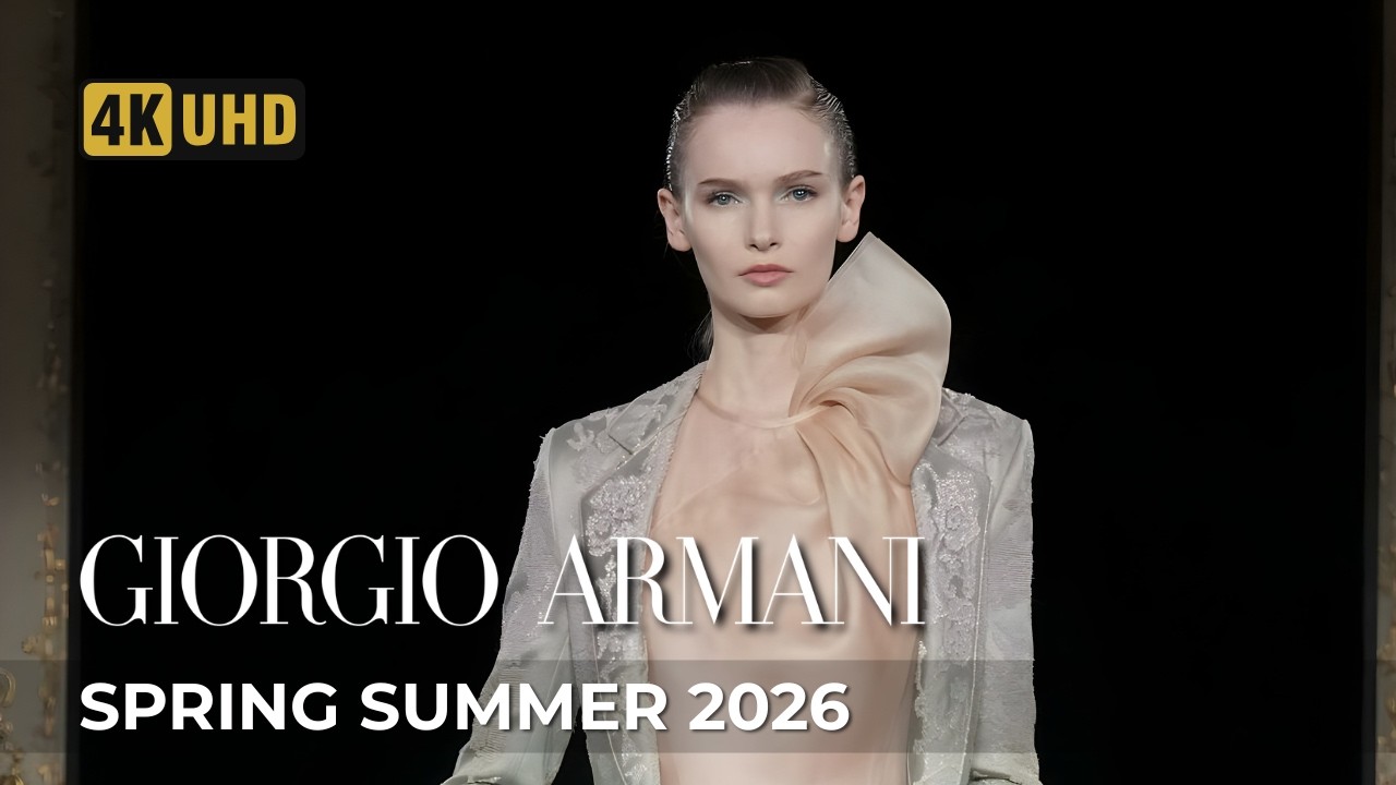 Armani Privé Spring/Summer 2026 | Paris Fashion Week Runway Show