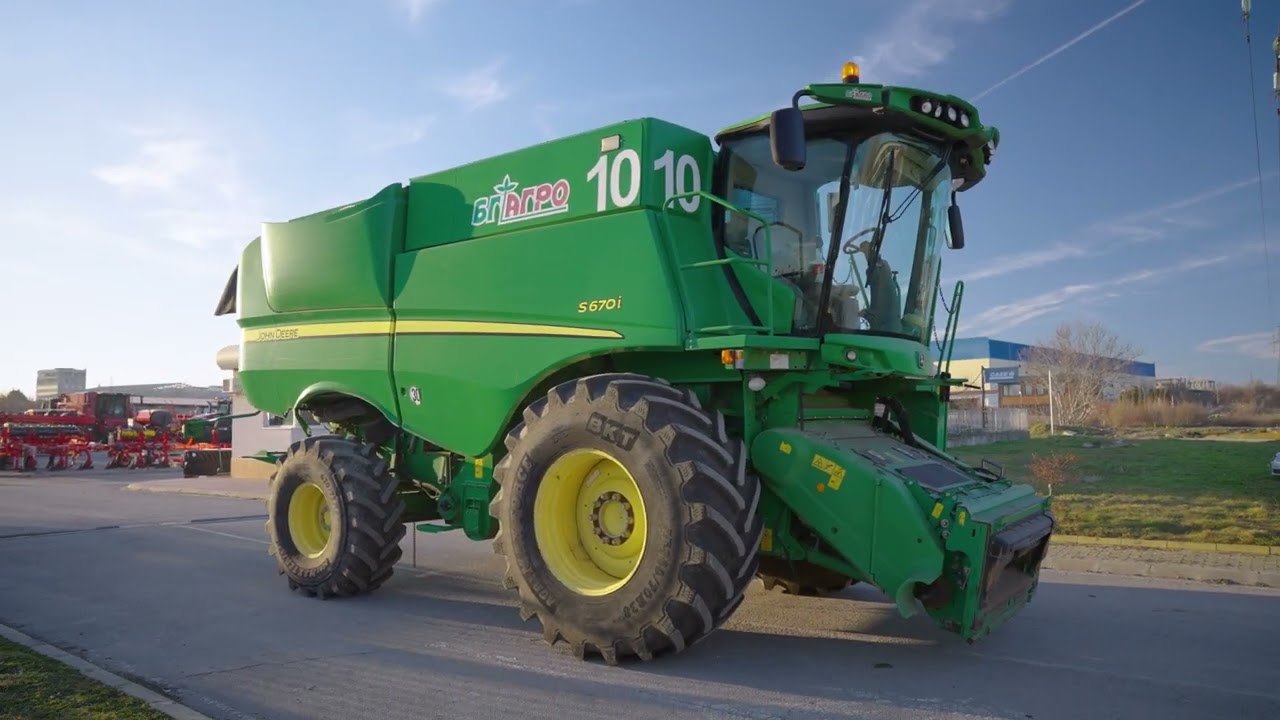 Комбайн John Deere S670 - употребяван