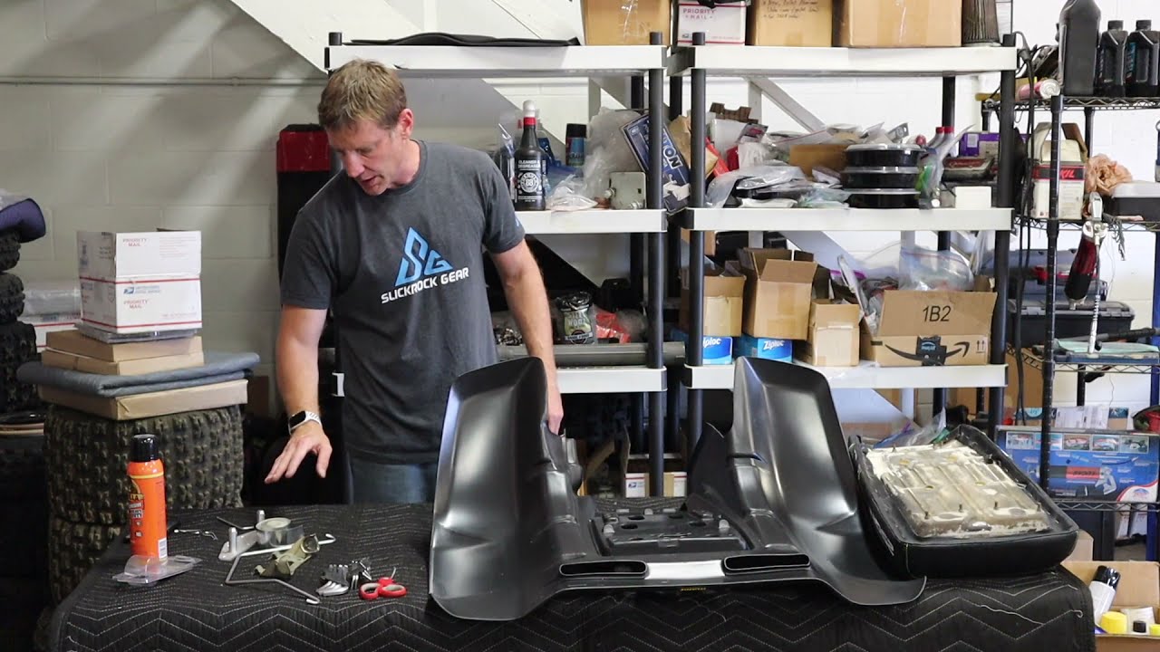 Build a Race TRX250R ATV - Rear Fender and Seat