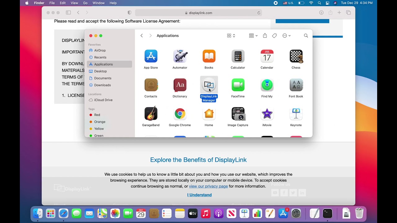 「Mobile Pixels Duex Pro」Installation Guide   macOS Big Sur DisplayLink Manager App