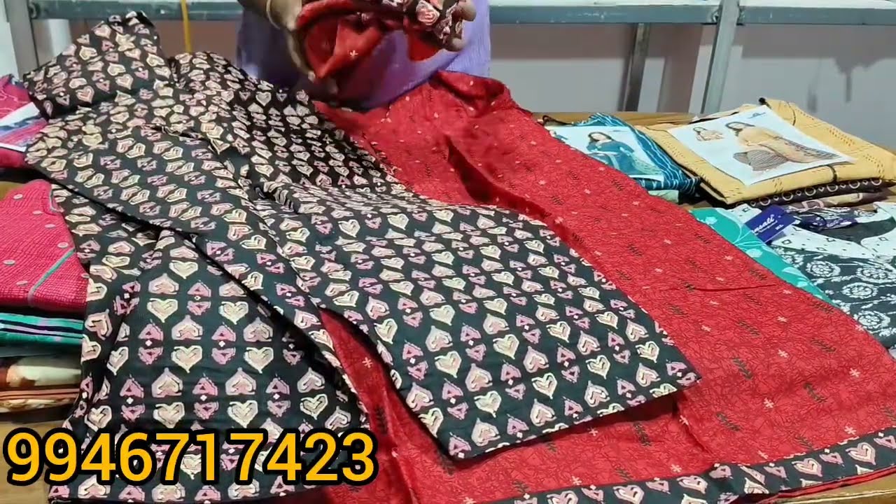₹449 க்கு😍!!! Cotton 3 piece pattiyala set with lining ஓடவா 😱 