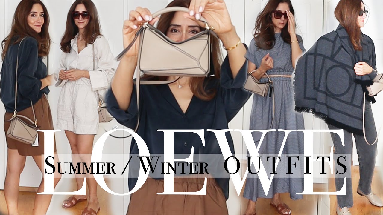 New Loewe Bag | Outfit Ideas | Size Comparison and What Fits in the Loewe Mini Puzzle