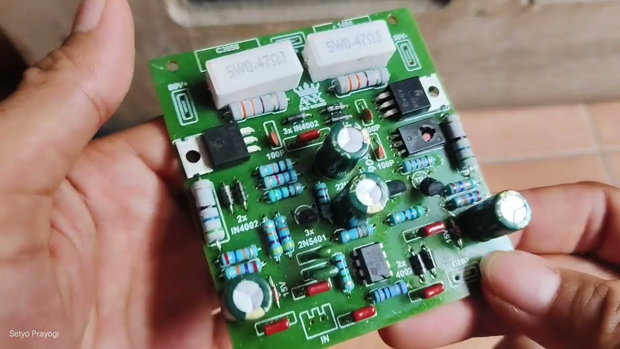 review jalur input output dan tegangan kit driver power socl 506