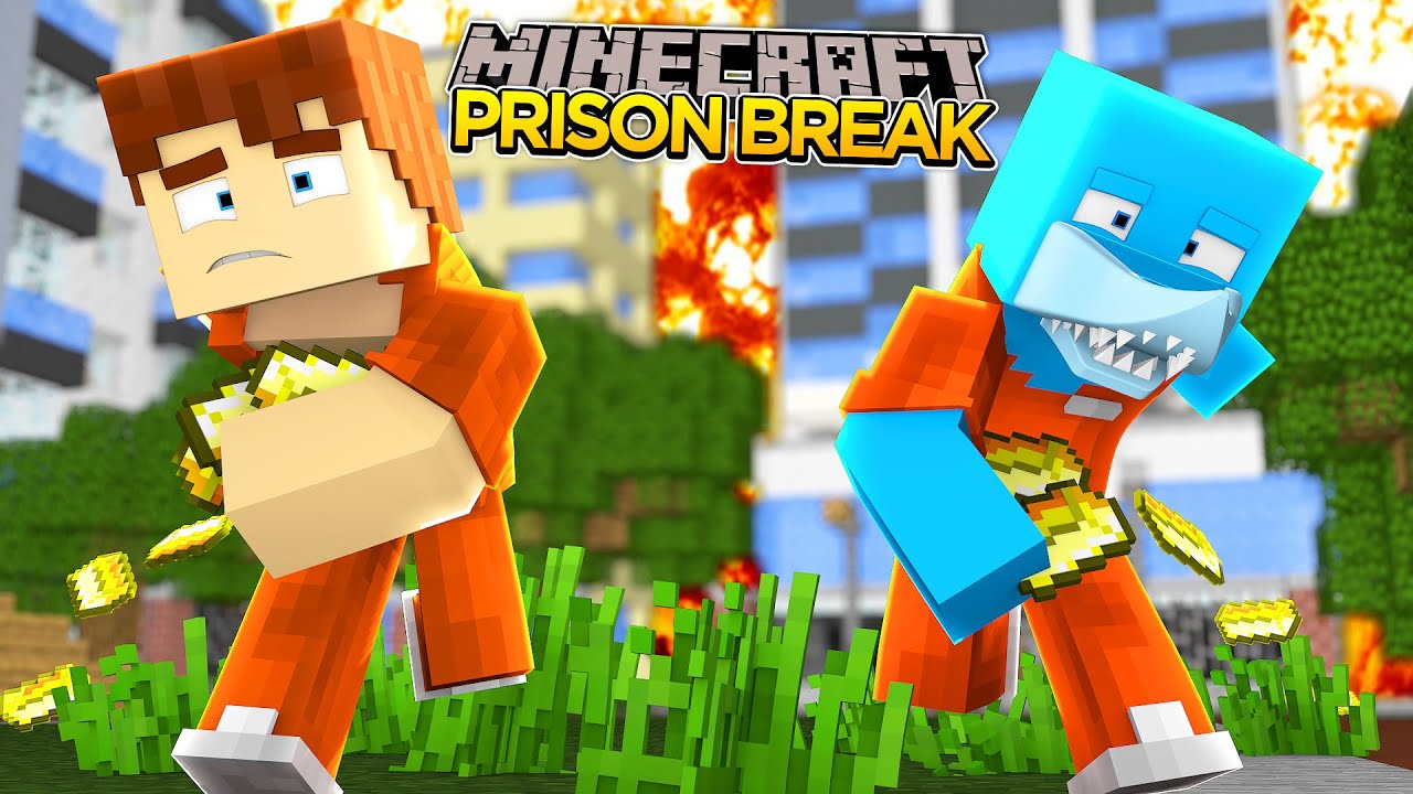 Minecraft PRISON BREAK - BLOWING UP THE PRISON!!!
