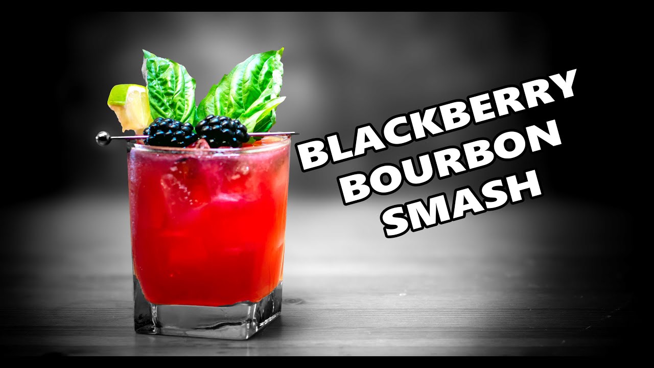 Как приготовить ежевичный бурбонный коктейль | Booze On The Rocks