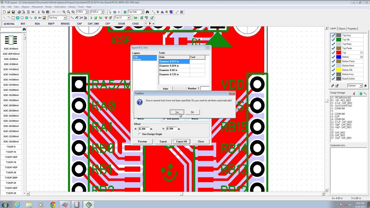DipTrace - Ordering PCBs