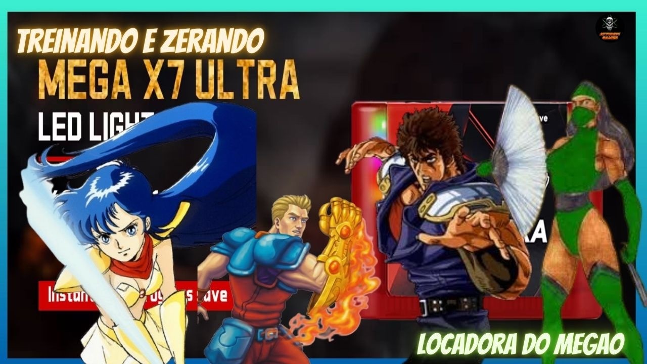 LIVE 56# LOCADORA DO MEGÃO  - EVERDRIVE X7 ULTRA INSTANT SAVE -  JOGATINA BLASTING - TREINANDO/ZEROU