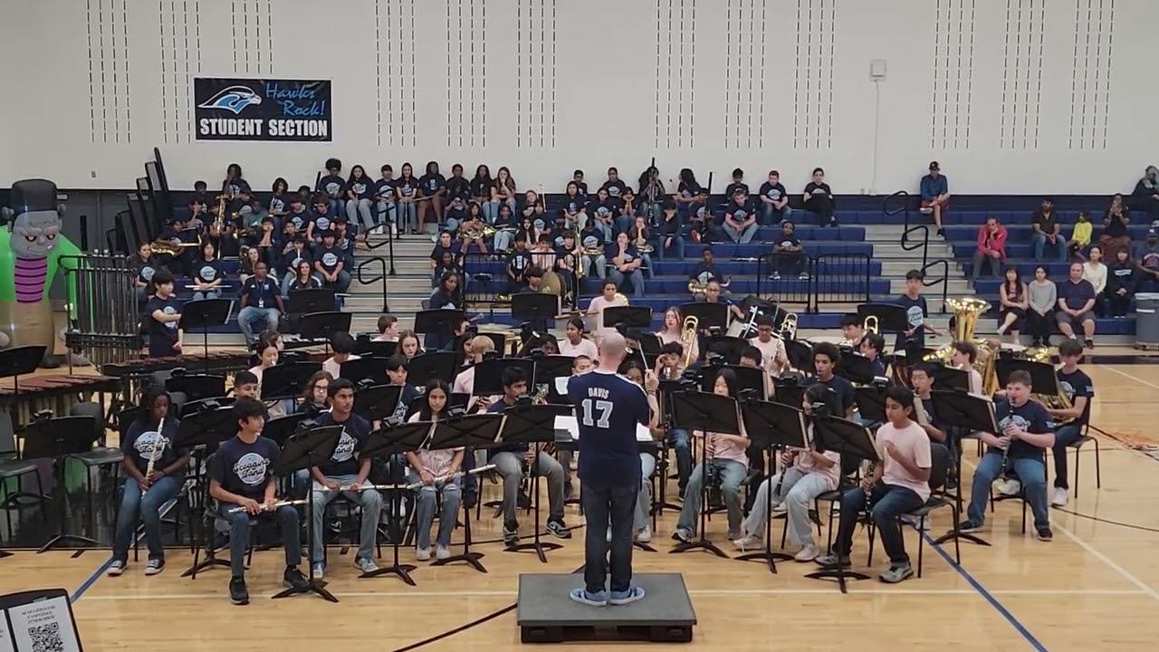 Scoggins MS Wind Ensemble Fall Concert 10/24/24 - March of the Hobgoblins
