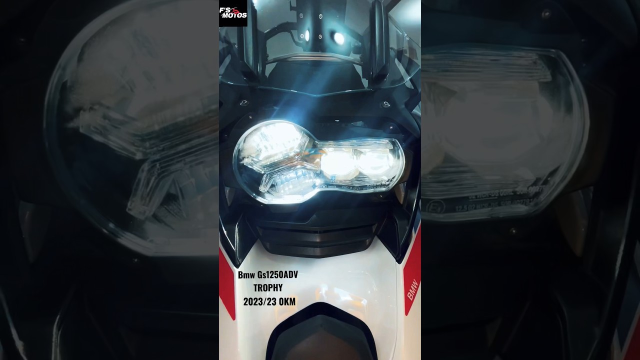 BMW 1250 TROPHY 2023/23 Nova tecnologia no farol ! #bmwmotorrad #fabinho_fs