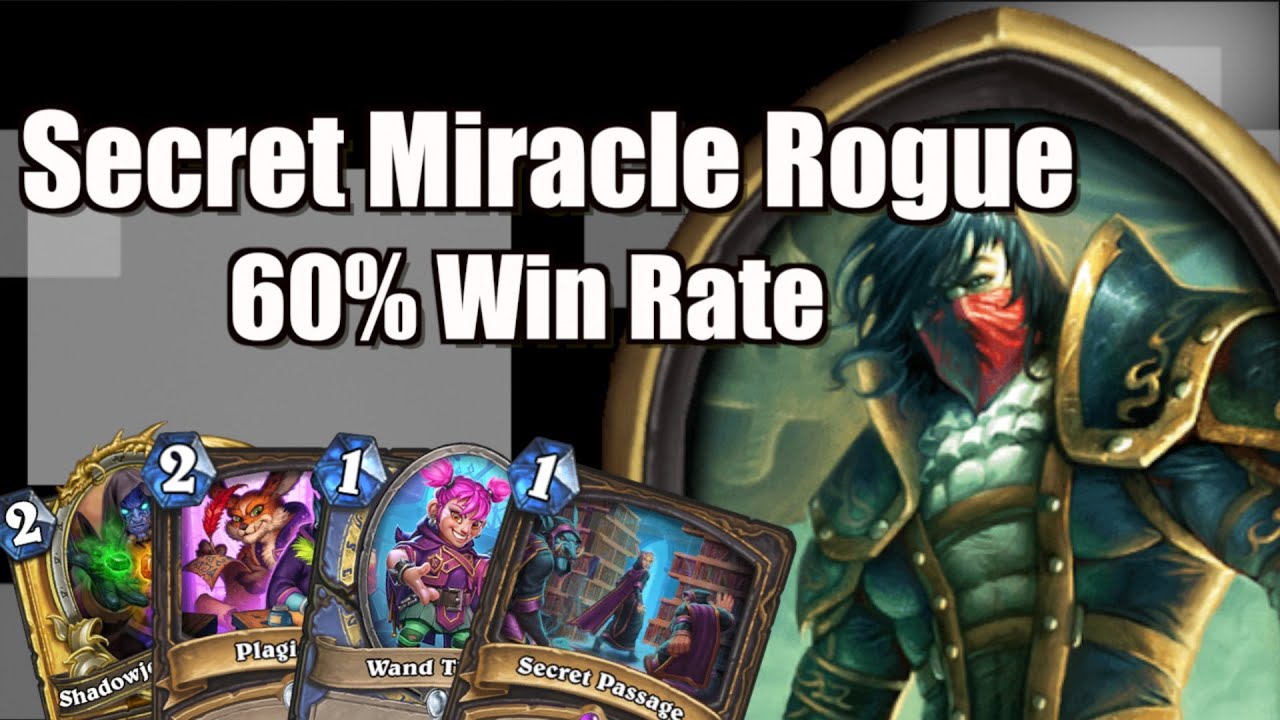 SECRET MIRACLE ROGUE| 60% Winrate| Hearthstone| September 2020