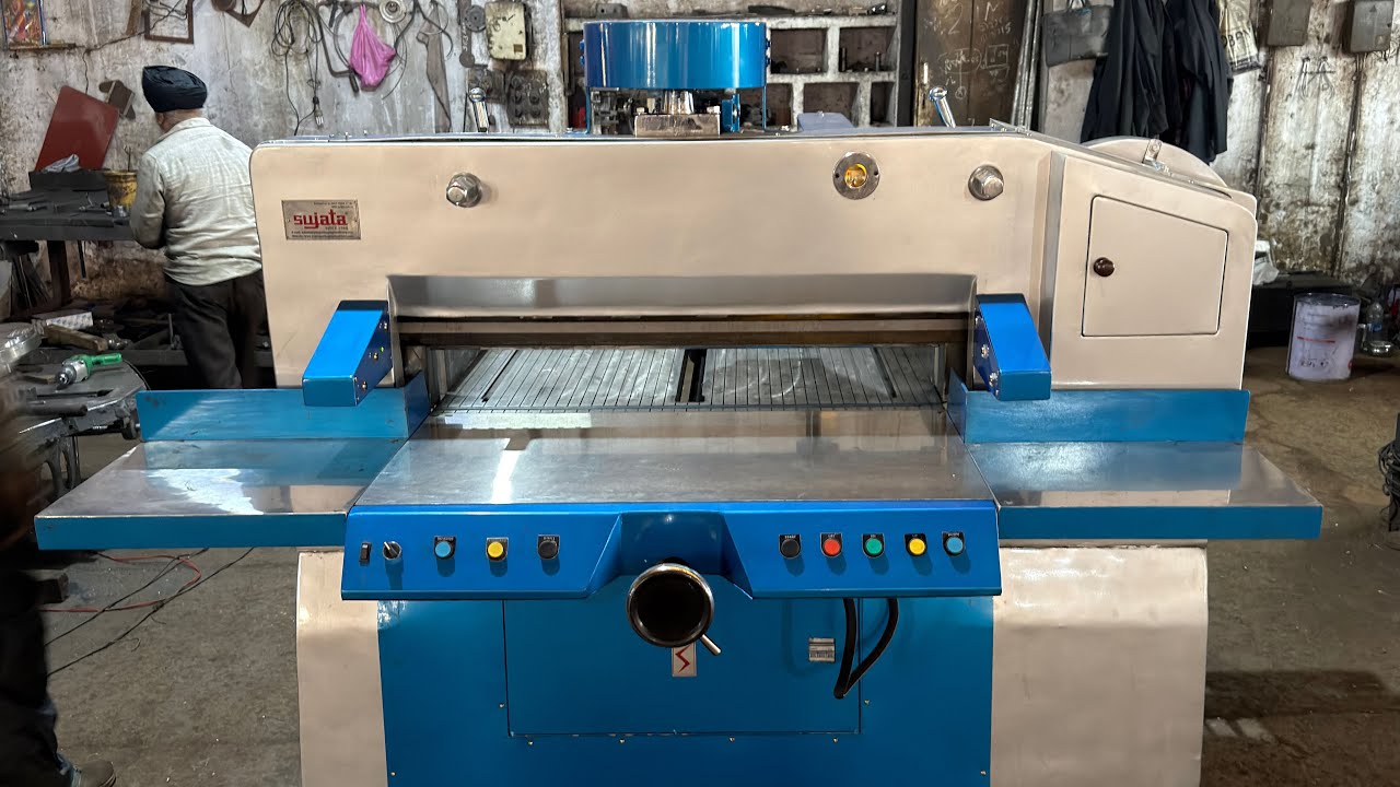 SUJATA SEMI AUTOMATIC PAPER CUTTING MACHINE 42” FINAL TRIALS 