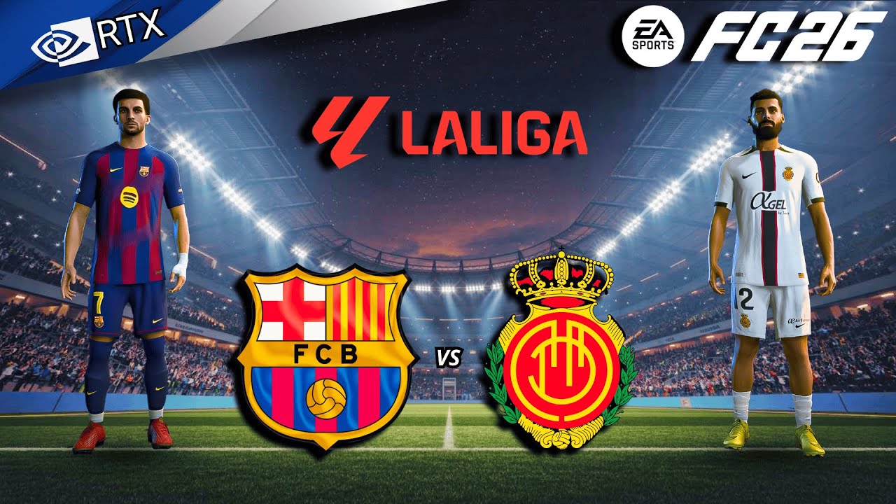 FC 26 - Barcelona vs Mallorca Ft. Raphinha, Yamal | La liga 25/26 Full Match | PC™ [4K60]