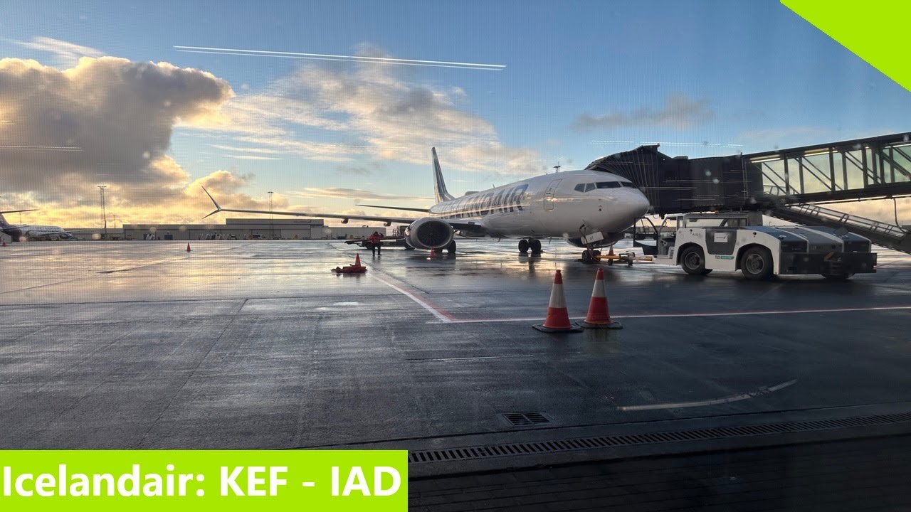 Icelandair Boeing 737 MAX 8 Flight | Reykjavik (Keflavik) to Washington DC