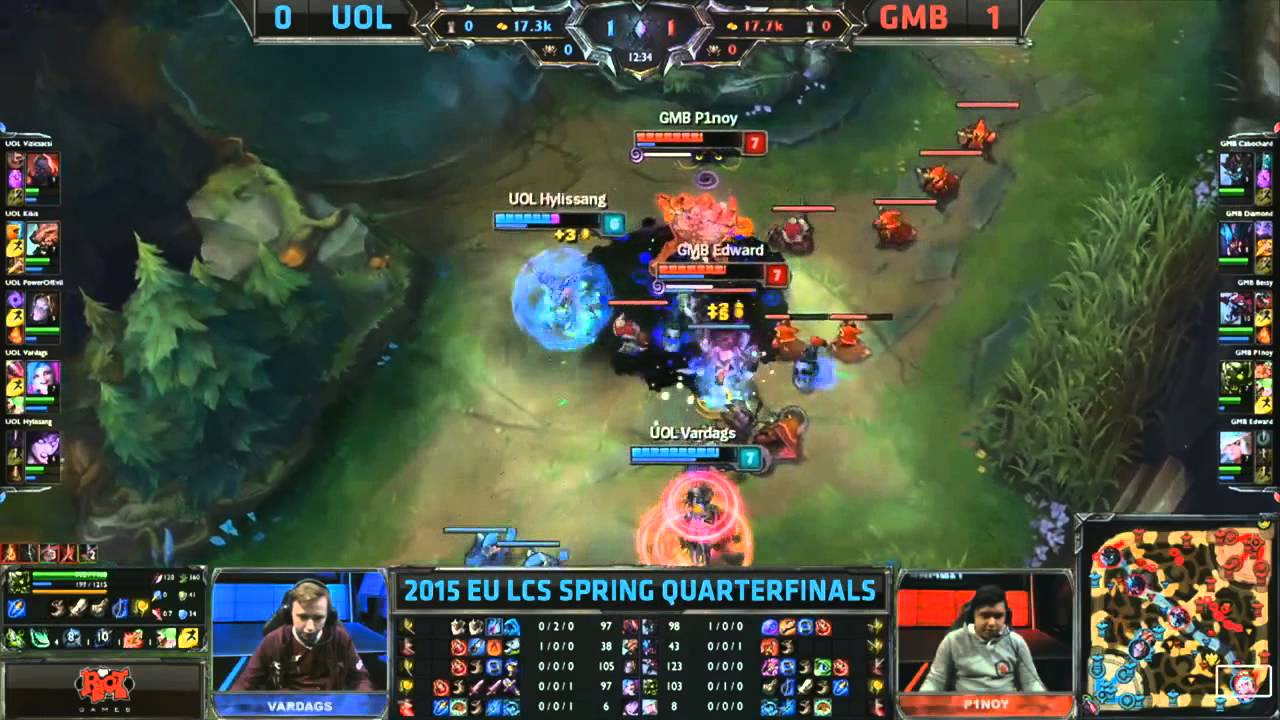 UOL vs Gambit | LCS EU 2015 Spring Playoffs | Negyeddöntő | BO5 | 2. meccs