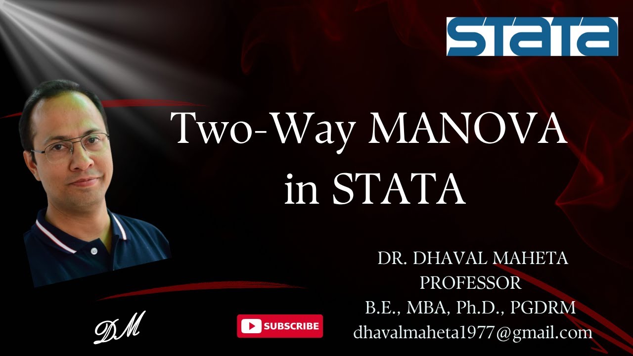 45. Two-Way MANOVA in STATA