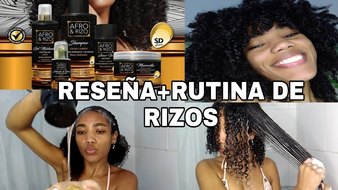 RUTINA DE RIZOS CON AFRO & RIZO SD LINE DE ROYSTE + RESEÑA ¿VALEN LA PENA?| Rachell Santos