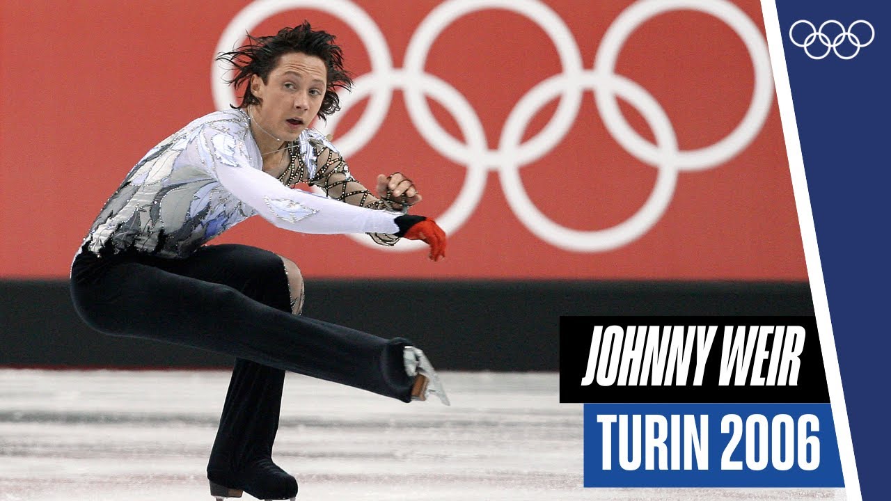 King of Chess Johnny Weir short program skate at Turin 2006