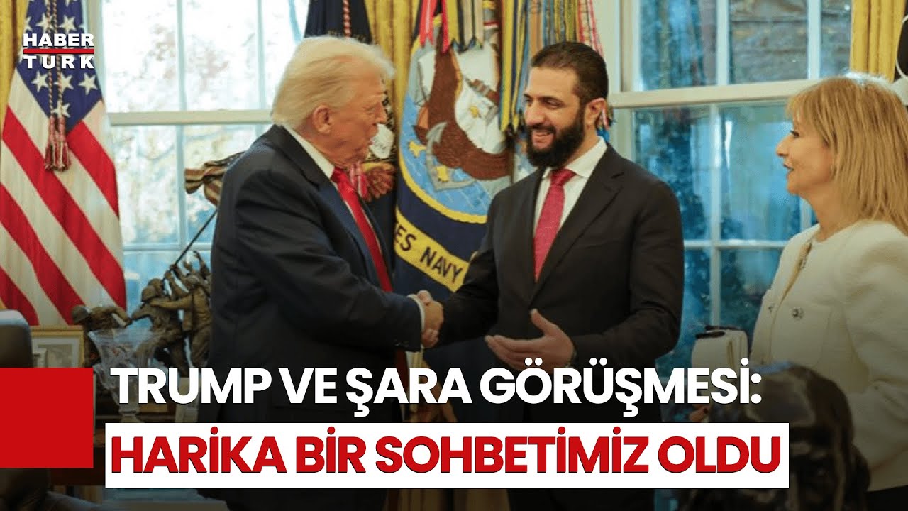 ABD Başkanı Trump: Şara ile harika sohbet ettik