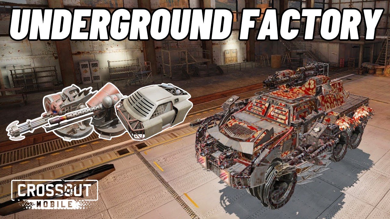 UNDERGROUND FACTORY: Rumble, Averter, Support Fork Frame 2*6*8, Wave Deflector • Crossout Mobile