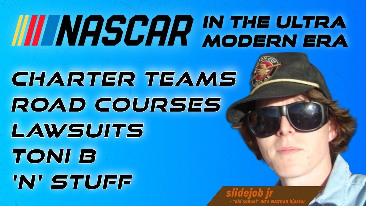 слайд-шоу на тему ультрасовременного NASCAR