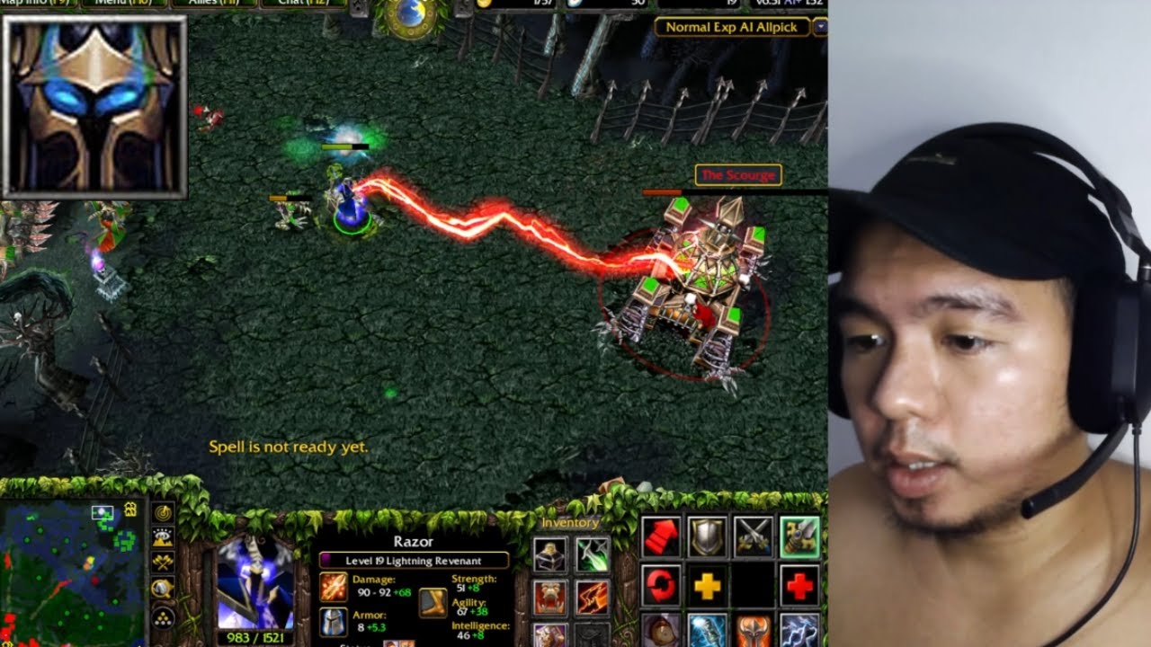 [Bring Back Memories] Classic Dota 1 Razor gameplay AI + 6.51 map