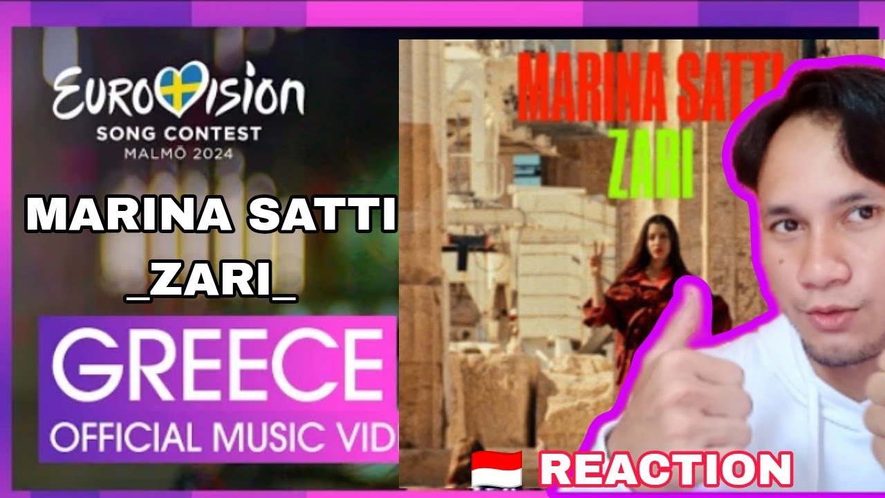 Marina Satti - ZARI (Eurovision 2024) 🇮🇩 Reaction // Πολύ μοναδικό τραγούδι, μου αρέσει‼️