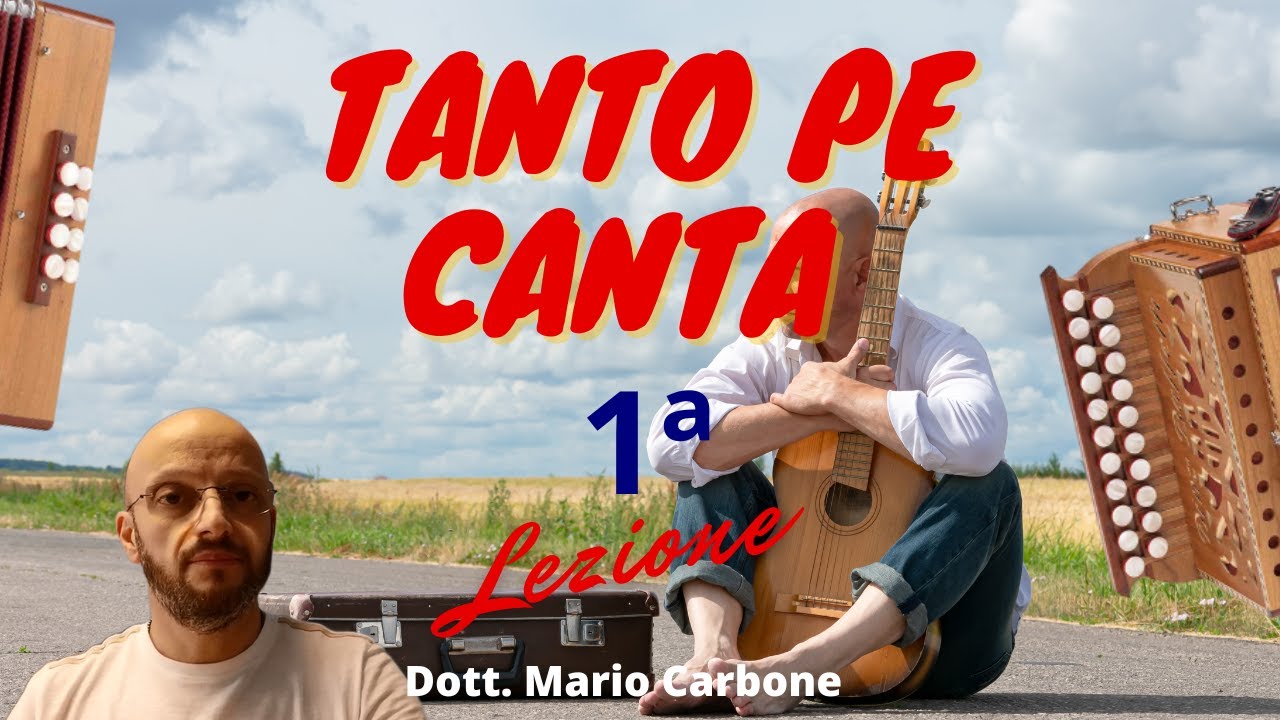 8 bassi - 1a Lezione - TANTO PE CANTA - Accordion diatonic organetto