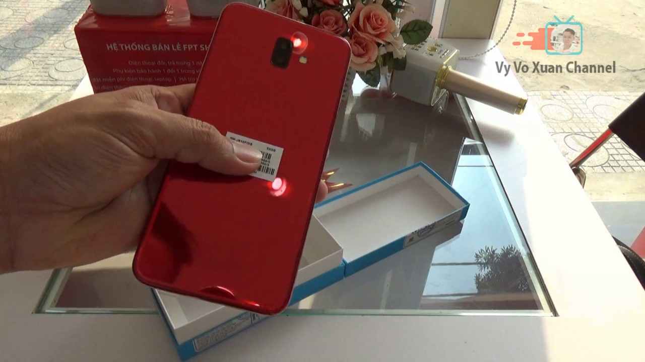 Unboxing Samsung Galaxy J6 plus Red color