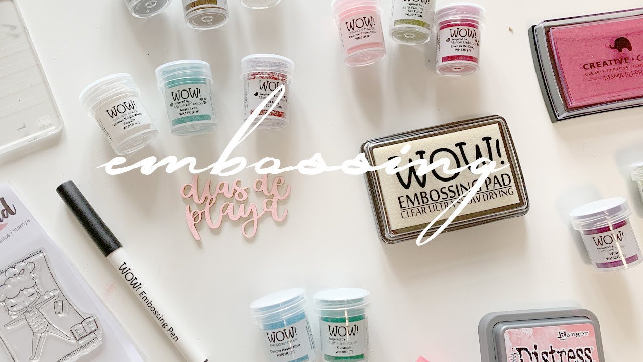 Embossing tutorial con WOW!
