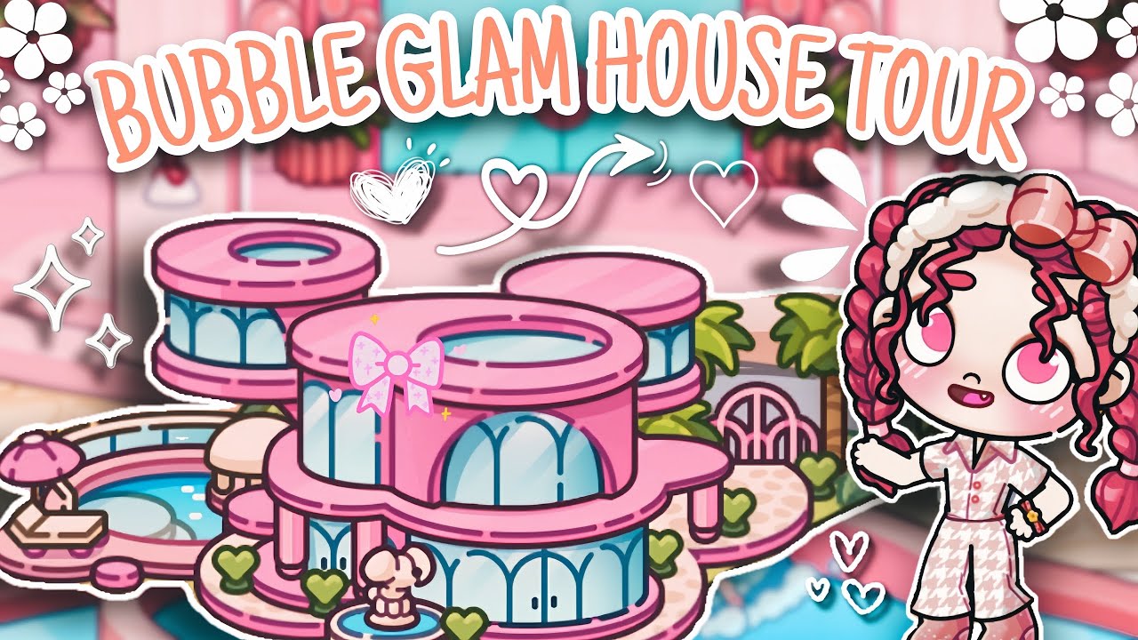 BUBBLE GLAM HOUSE TOUR | AVATAR WORLD | PAZU