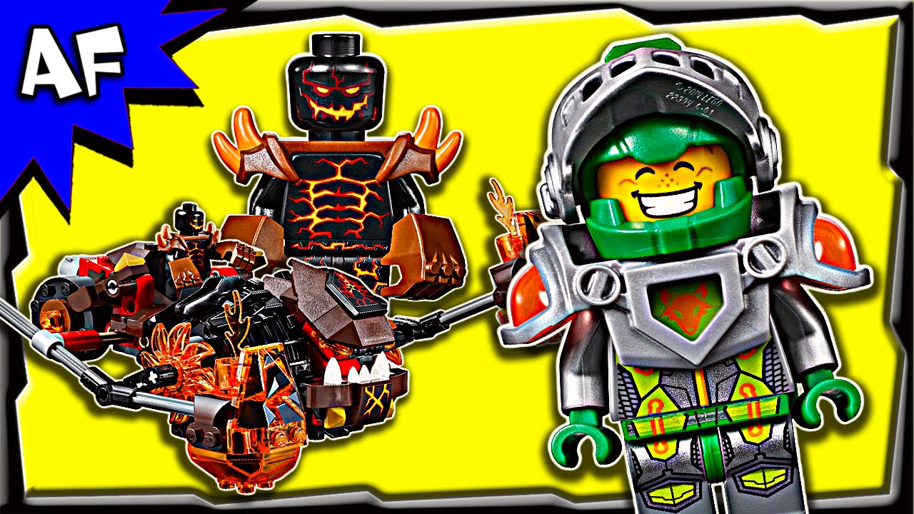 Lego Nexo Knights Moltor's Lava Smasher 70313 Stop Motion Build Review