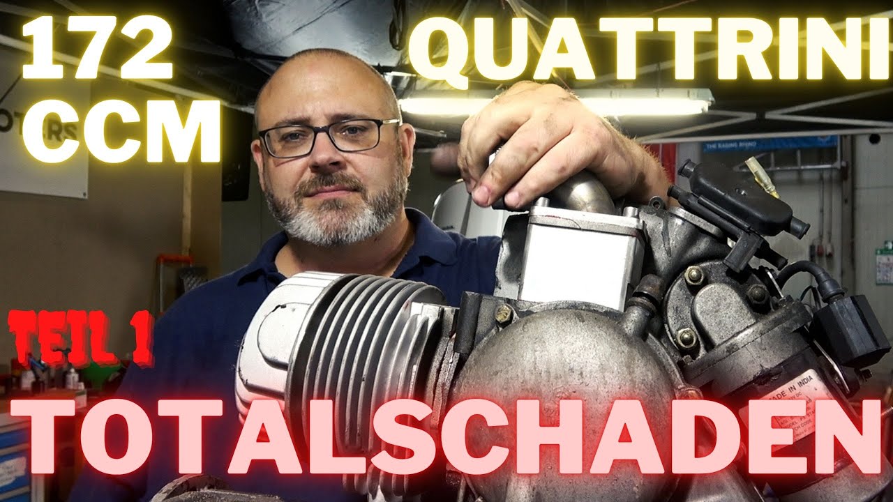 Totalschaden Vespa Tuning M1X QUATTRINI 172ccm  Teil 1 | Brutal abgebremst |