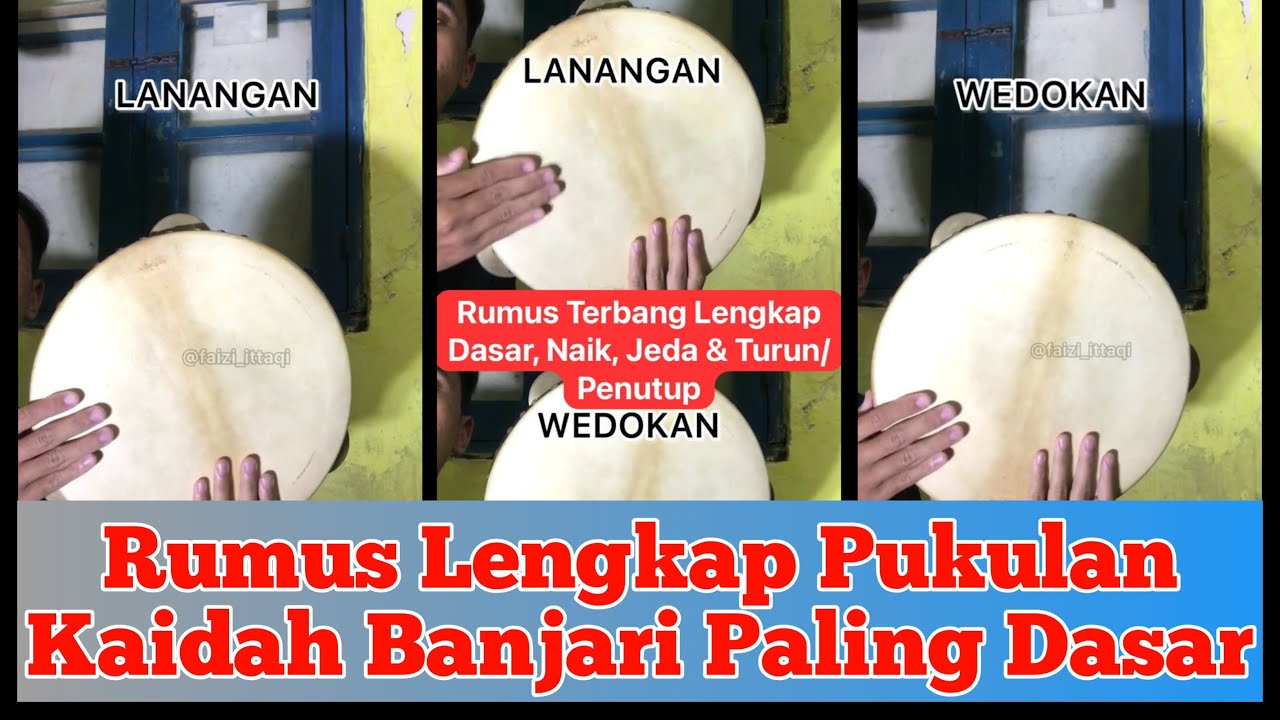 Rumus Terbangan Hadroh/Banjari Lengkap (Kaidah Paling Dasar)