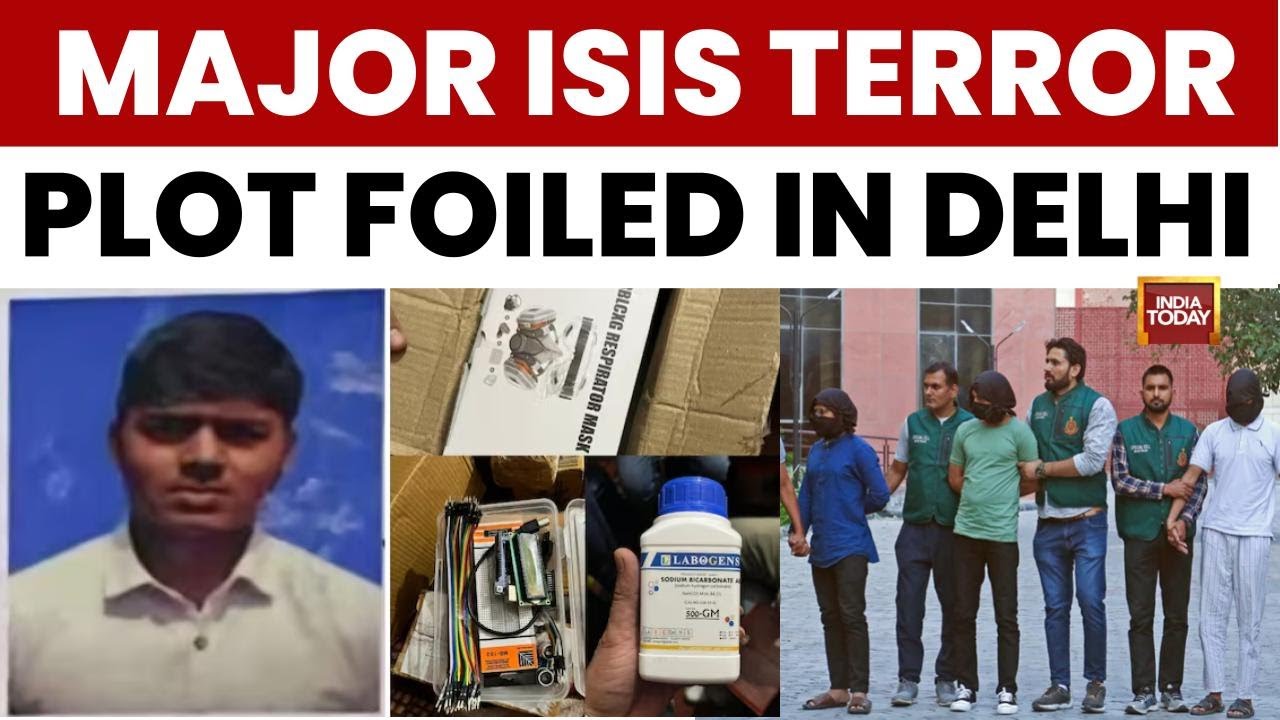 Major ISIS Terror Plot Foiled: 2 Operatives Arrested in Delhi, MP; Suicide Attack Training Revealed