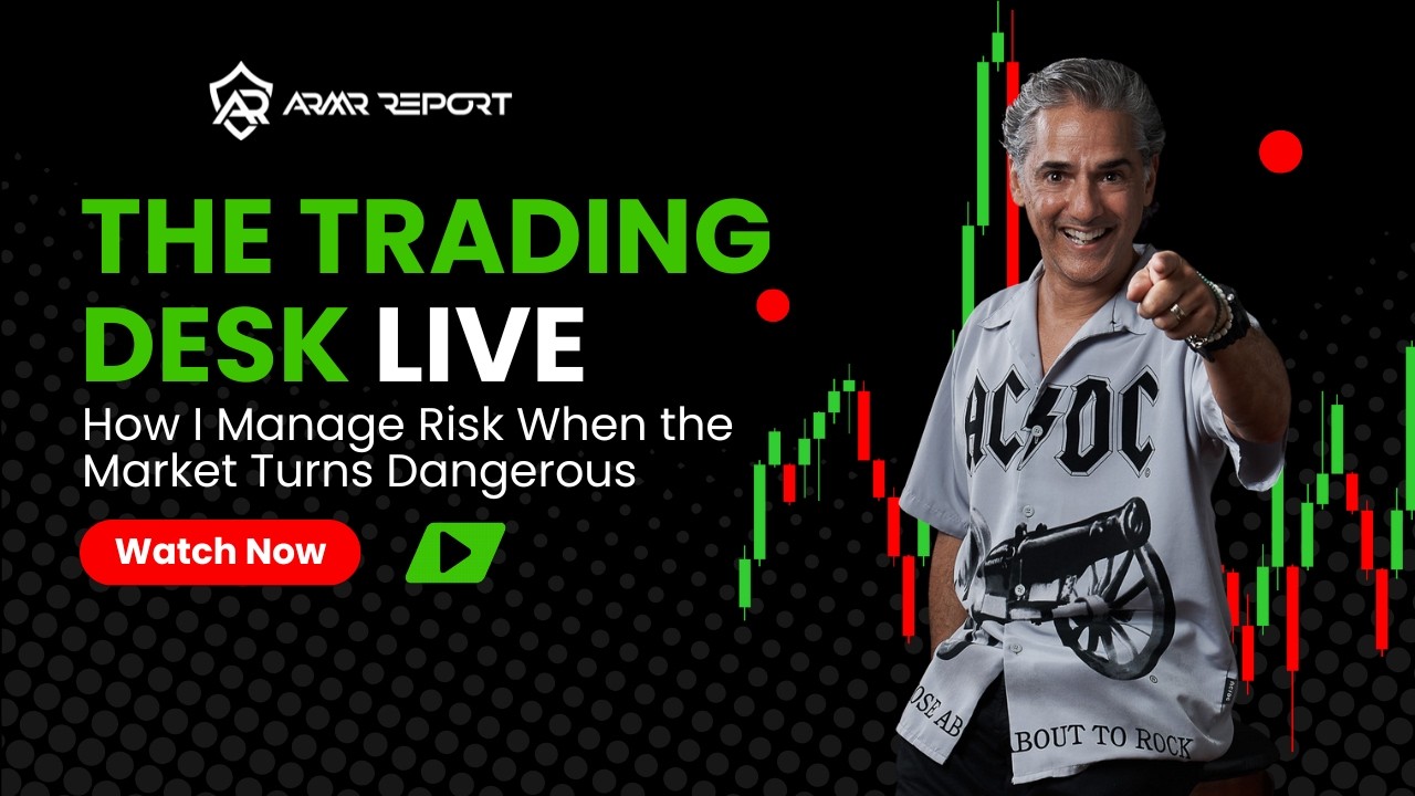 How I Manage Risk When the Market Turns Dangerous | ARMR Trading Desk Live